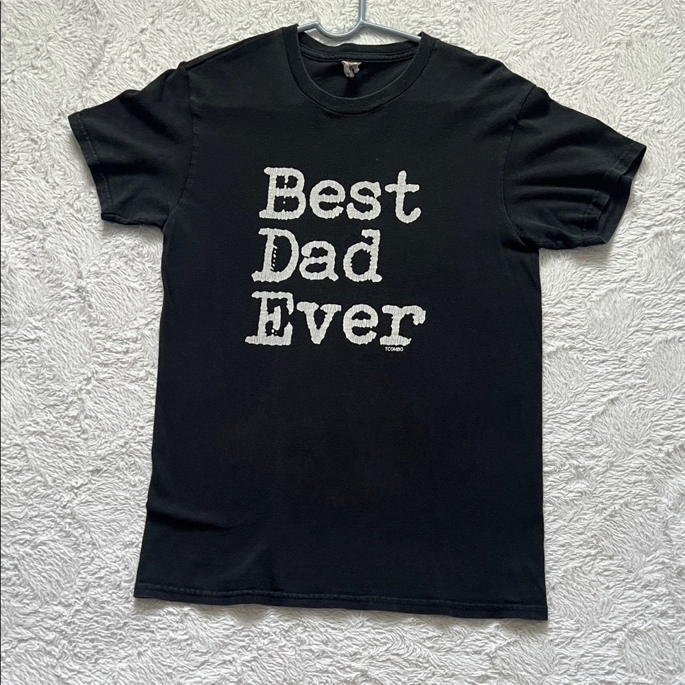Black 'Best Dad Ever' T-Shirt